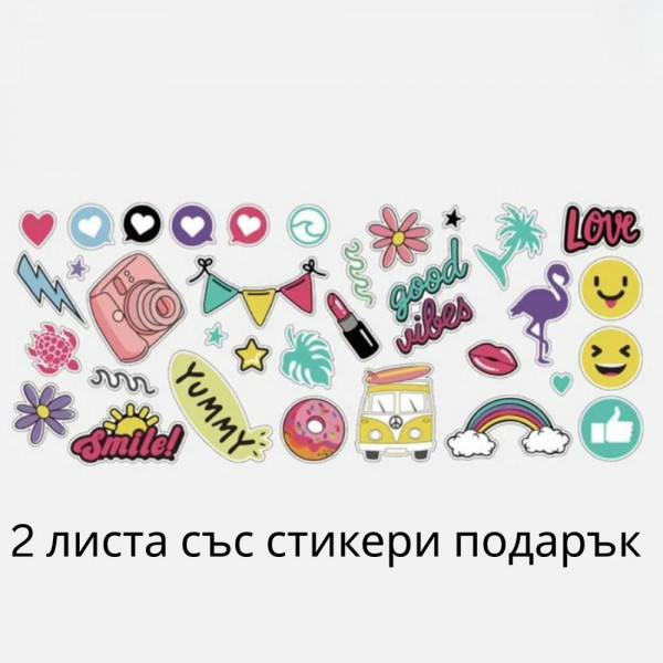 5 Ролки Самозалепваща се Термална Хартия за Мини Принтер – 3м x 5.7см + Подарък 2 Листа Стикери